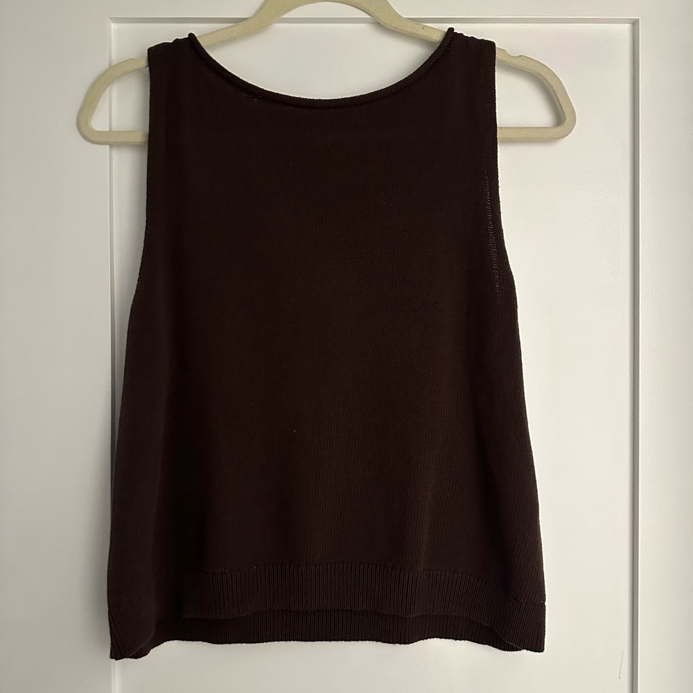 Banana Republic Dark Brown Tank Top